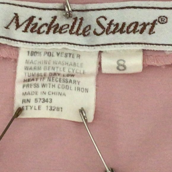 Michelle Stuart -  Vintage pastel pink blouse - Picture 7 of 7